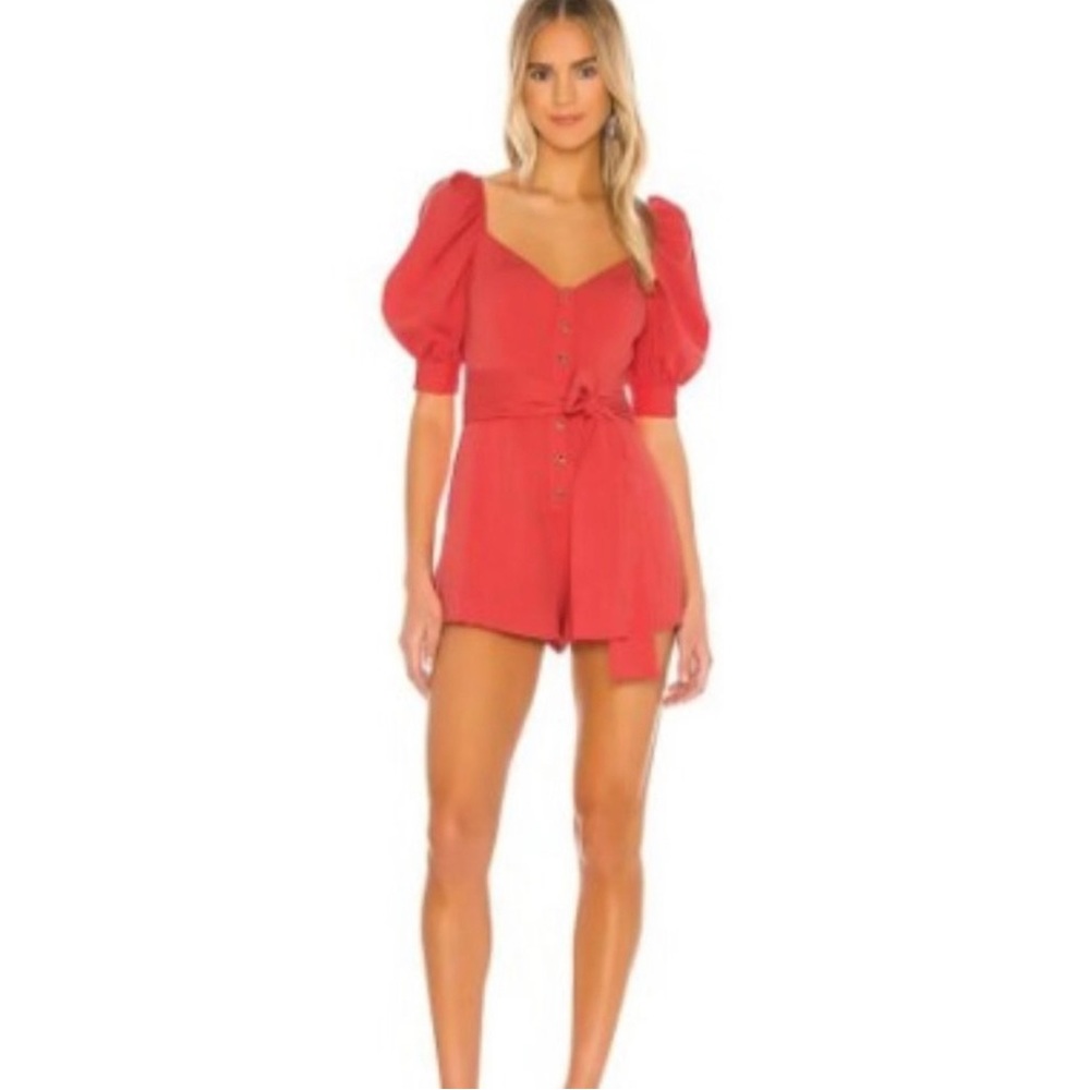 PRIVACY PLEASE Love Note Romper - Size extra small